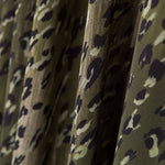 Flaches Polyester Leopard Grün - Ribes y Casals