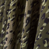 Flaches Polyester Leopard Grün - Ribes y Casals