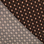 Flaches Spandex Braun Mosaik - Ribes y Casals