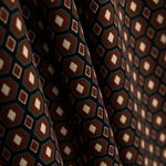 Flaches Spandex Braun Mosaik - Ribes y Casals