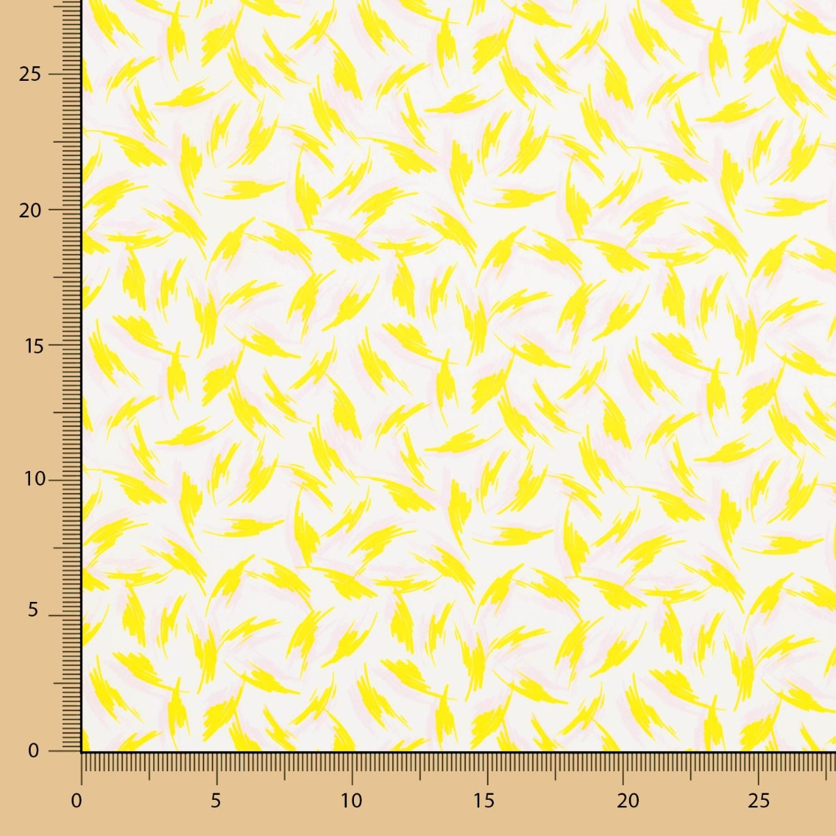 Flache Spandex-Striche Gelb - Ribes y Casals