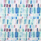 Flach Spandex Viskose Geometrisch Geometrics Blau - Ribes y Casals