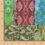 Flach Spandex Viskose Patchwork Patchwork Kaschmir - Ribes y Casals