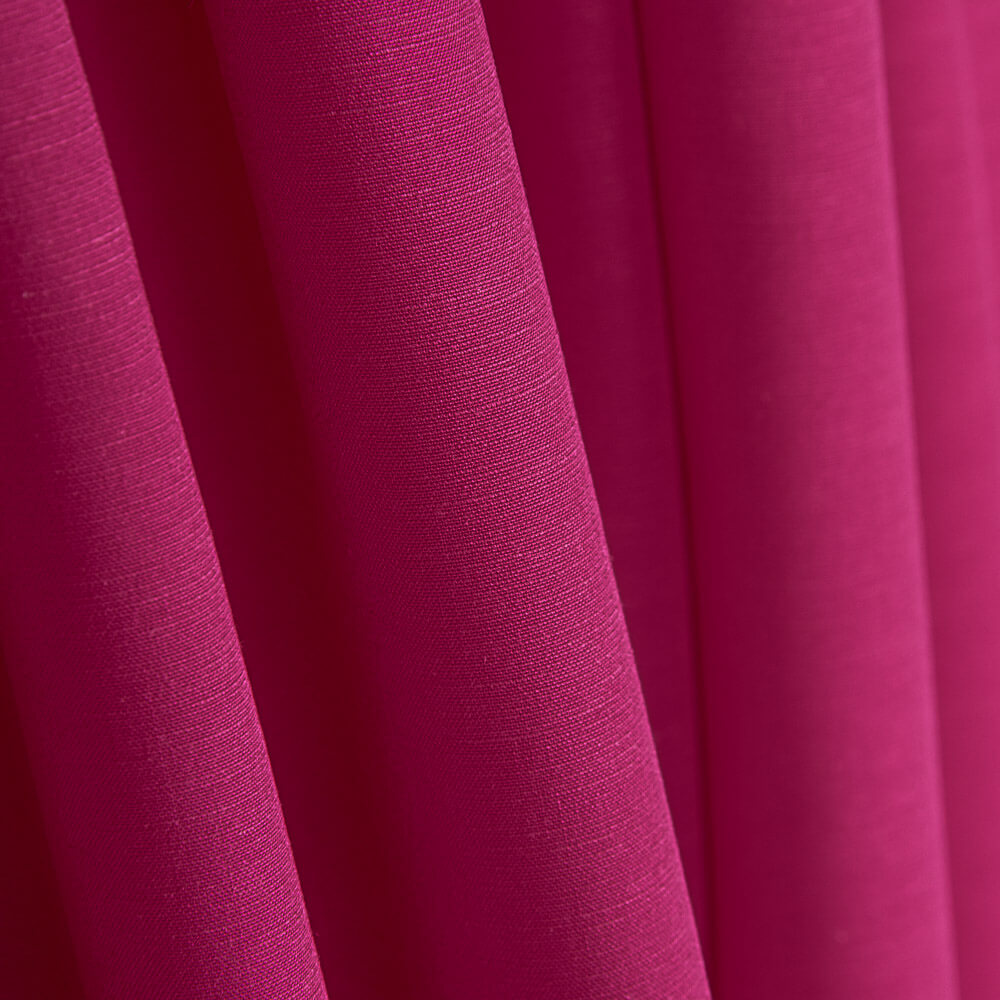 Flaches Leinen Viskose Fuchsia - Ribes y Casals