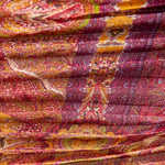 Plissiertes Bambula-Gaze-Pasley Grena - Ribes y Casals