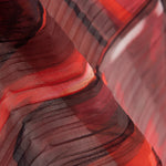 Gefaltete Geo bedruckte Gaze Rot - Ribes y Casals