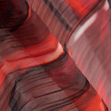 Gefaltete Geo bedruckte Gaze Rot - Ribes y Casals