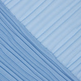 Plissierte Polyester-Gaze Hellblau - Ribes y Casals