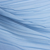 Plissierte Polyester-Gaze Hellblau - Ribes y Casals