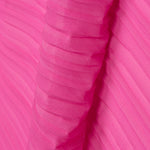 Plissierte Polyester-Gaze Fuchsia - Ribes y Casals