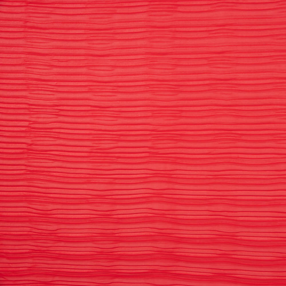 Plissierte Polyester-Gaze Rot - Ribes y Casals