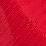 Plissierte Polyester-Gaze Rot - Ribes y Casals