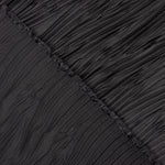 Plissierter Satin Polyester Schwarz - Ribes y Casals
