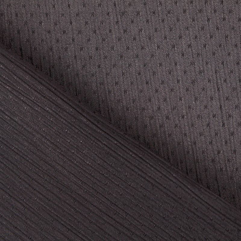 Schwarzer Satin Plumeti - Ribes y Casals
