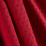 Plumeti Baumwolle Rubinrot - Ribes y Casals