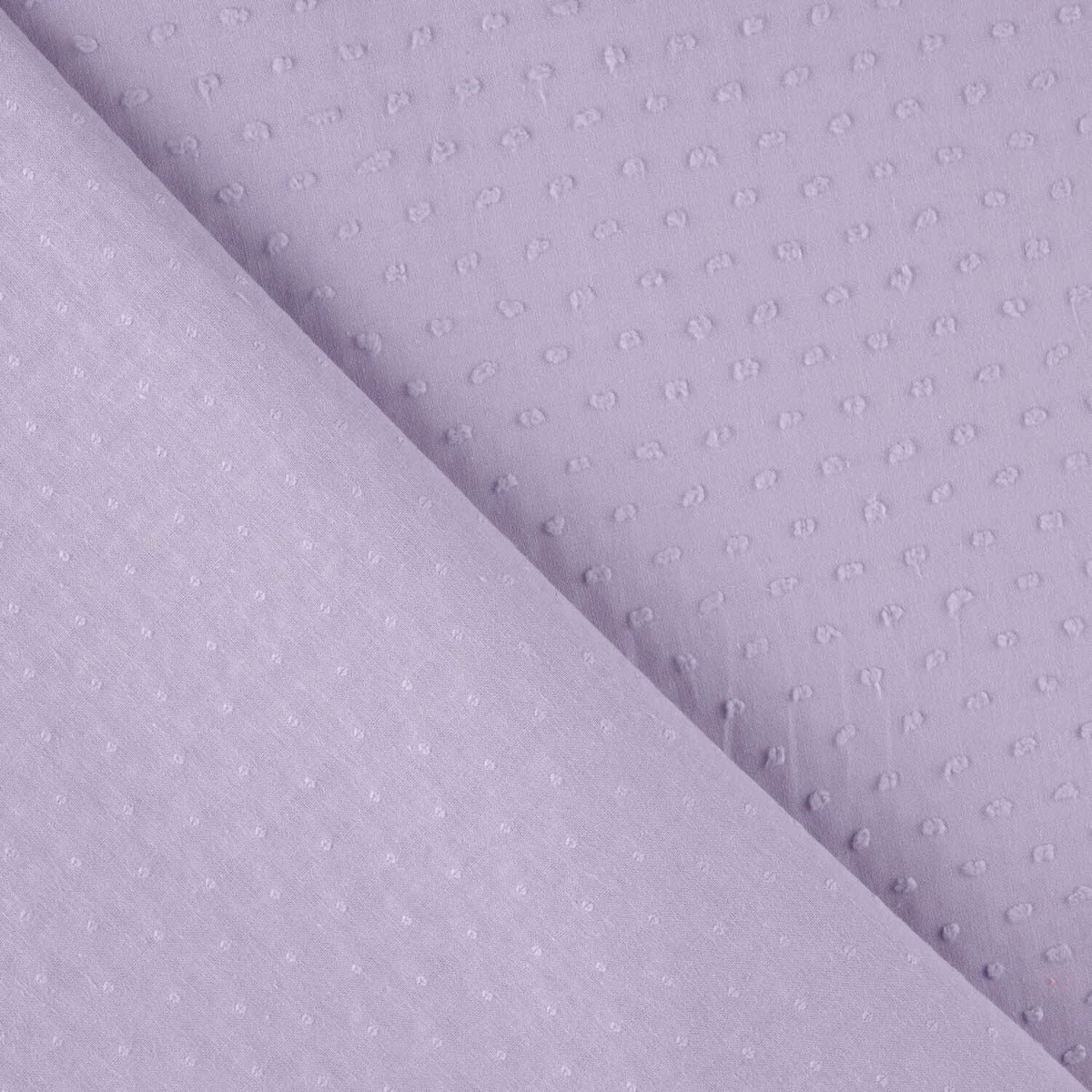 Plumeti-Reststück Soft Cotton Lila – Verschiedene Maße x Breite 140 cm - Ribes y Casals
