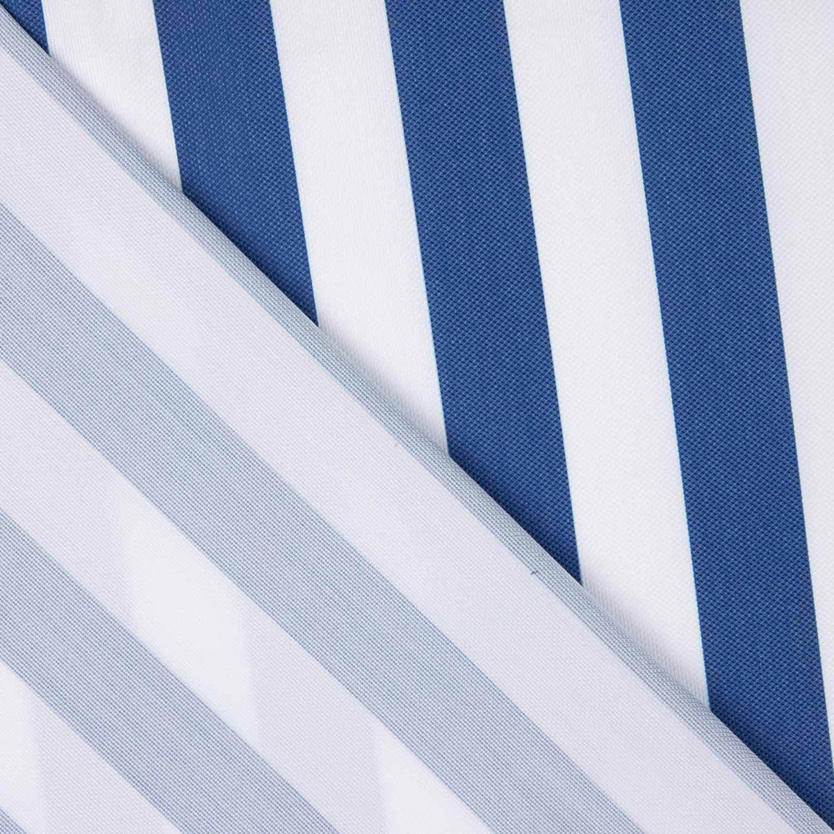 Flaches Polyester gestreift blau - Ribes y Casals