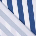 Flaches Polyester gestreift blau - Ribes y Casals