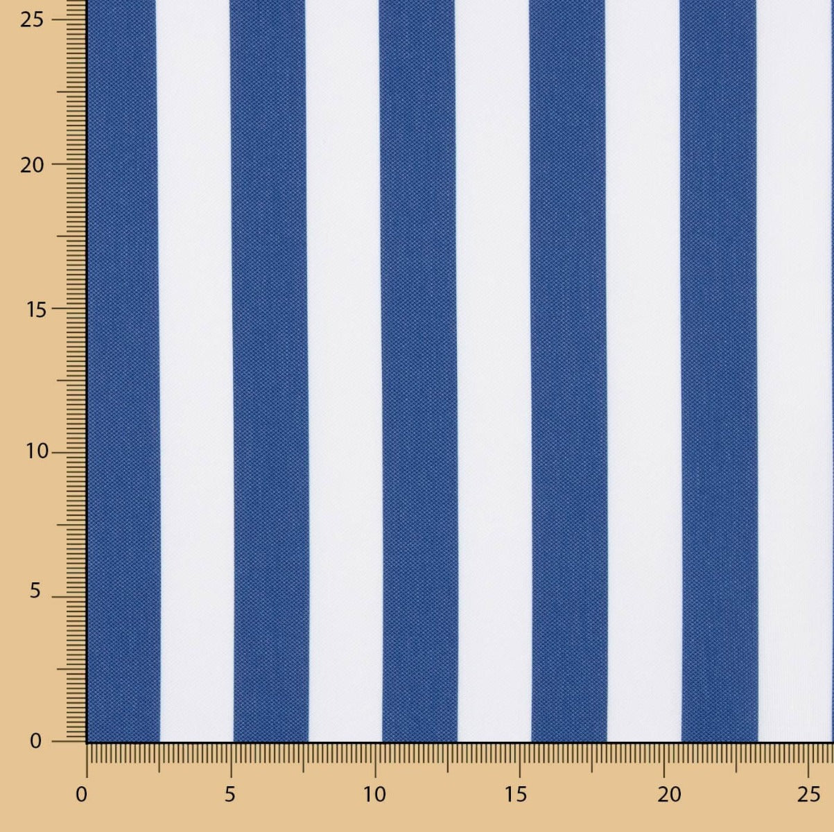 Flaches Polyester gestreift blau - Ribes y Casals
