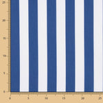 Flaches Polyester gestreift blau - Ribes y Casals