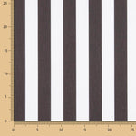 Flaches Polyester gestreift Schwarz - Ribes y Casals