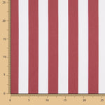 Flaches Polyester Gestreift Rot - Ribes y Casals
