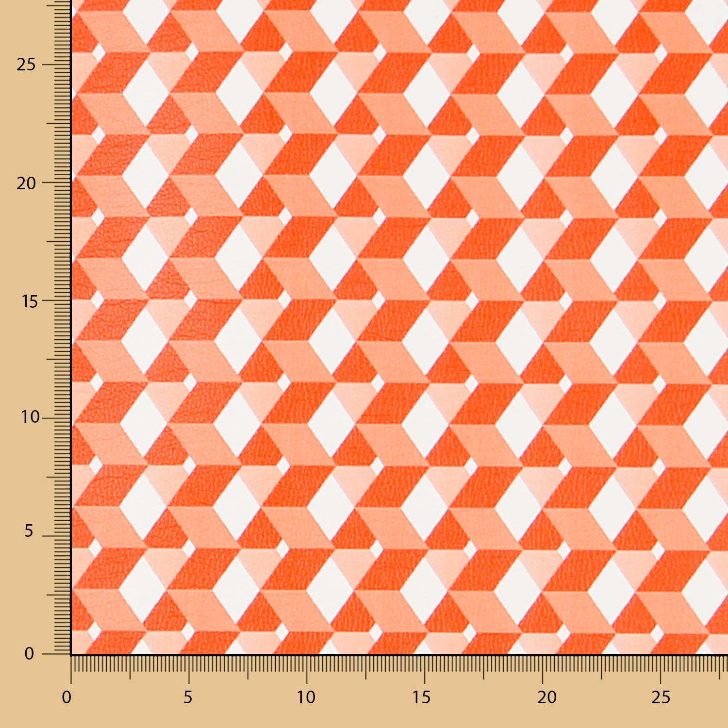 Kunstleder 3D Orange - Ribes y Casals