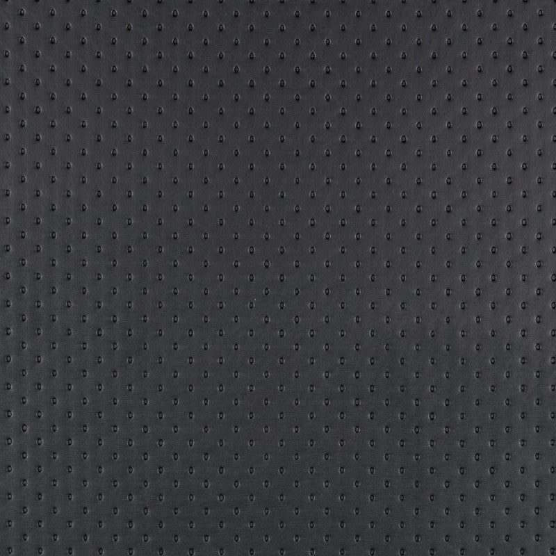 Schwarzes Polka Dot gestepptes Kunstleder - Ribes y Casals