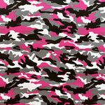 Fuchsia Camouflage Kunstleder - Ribes y Casals