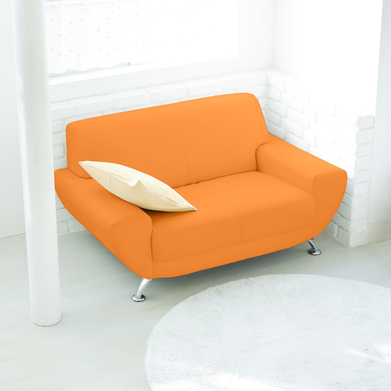 Kunstlederpolsterung Orange - Ribes y Casals