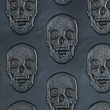 Metallic-Kunstleder-Totenköpfe Türkis - Ribes y Casals