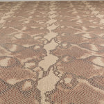 Laminierte gestrickte Schlange Khaki - Ribes y Casals
