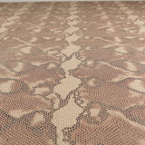 Laminierte gestrickte Schlange Khaki - Ribes y Casals