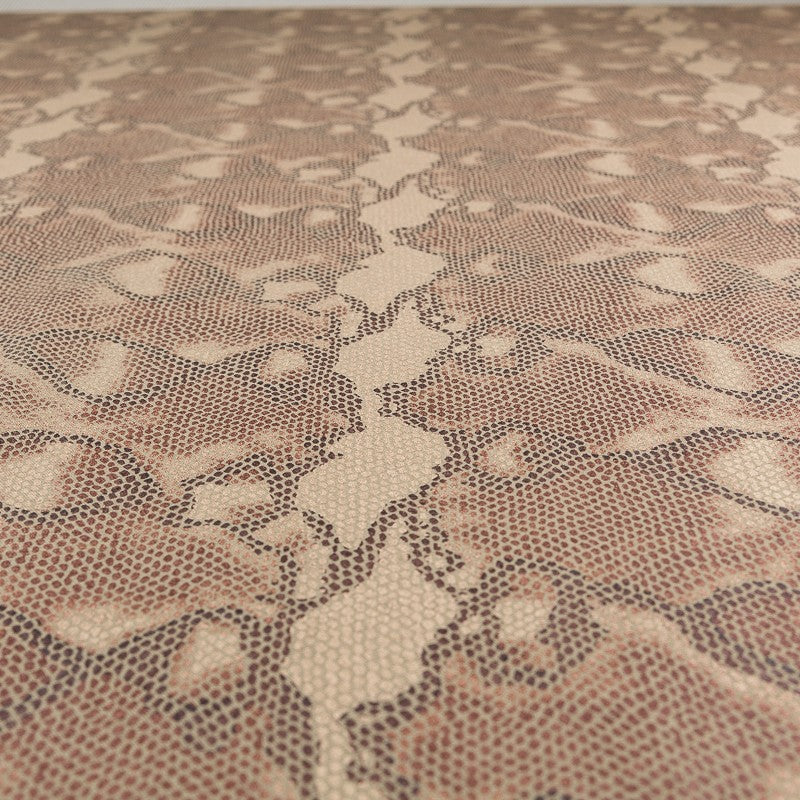 Laminierte gestrickte Schlange Khaki - Ribes y Casals