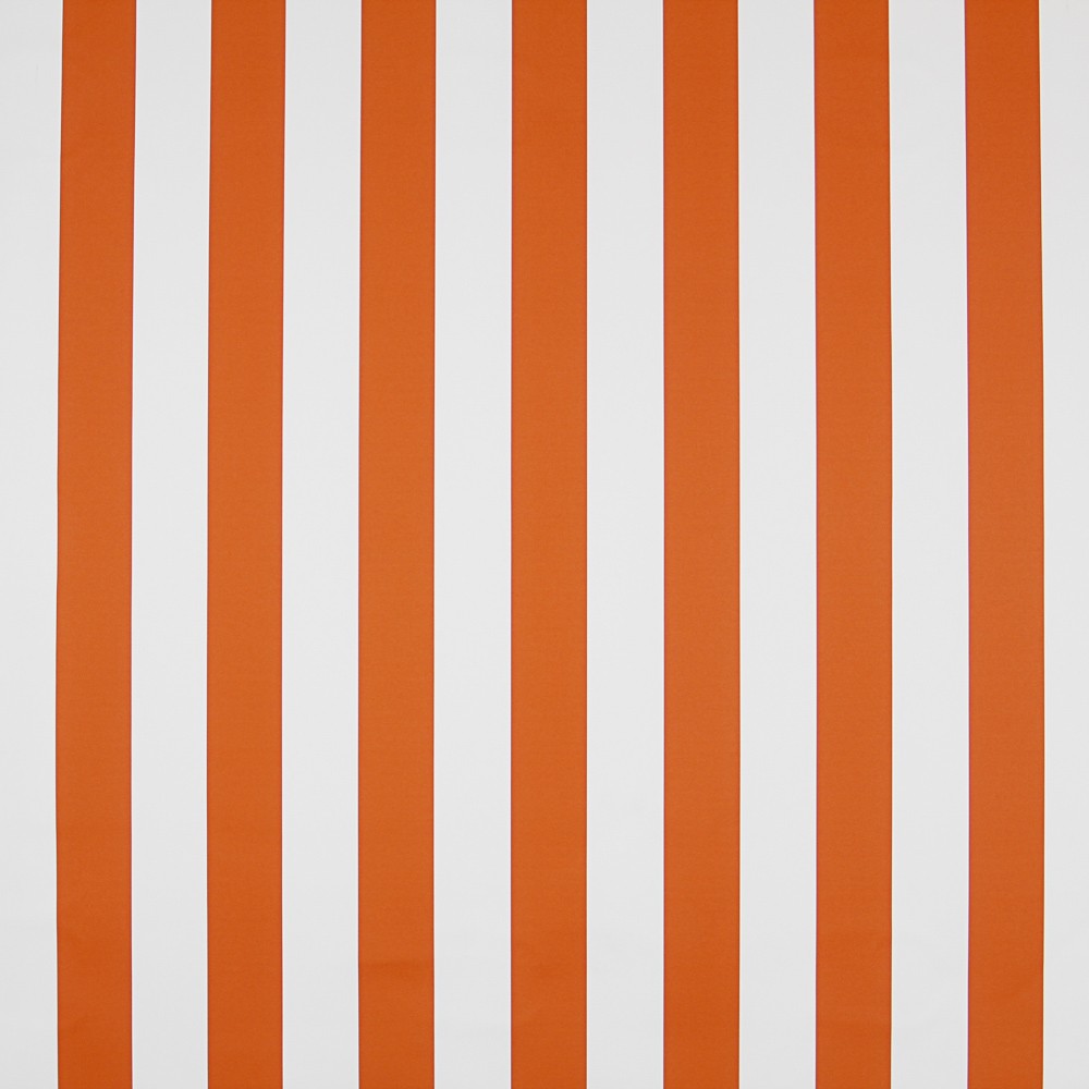 Kunstleder Nautische Streifen Orange - Ribes y Casals