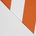 Kunstleder Nautische Streifen Orange - Ribes y Casals