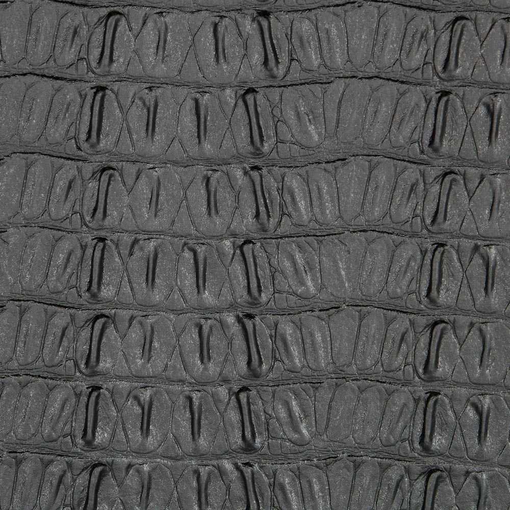 Lackleder Schwarz Alligator-Prägung - Ribes y Casals