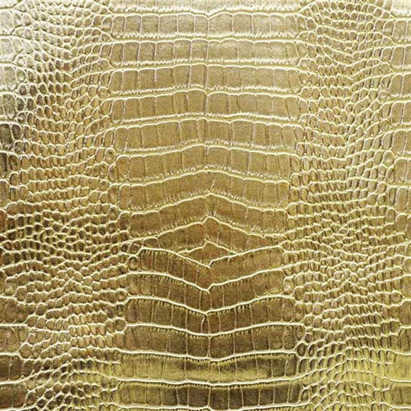 Kunstleder Reptil Gold - Ribes y Casals