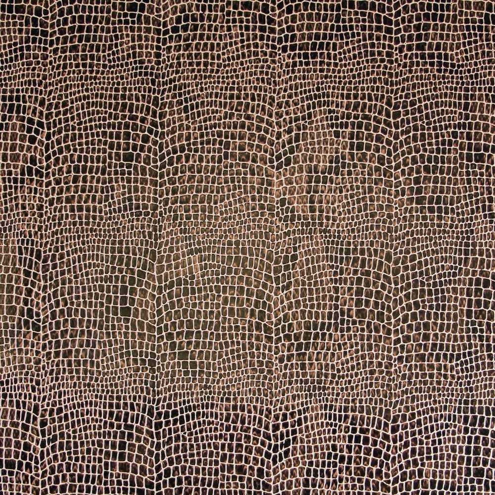 Kunstleder mit Schlangenprägung Braun - Ribes y Casals
