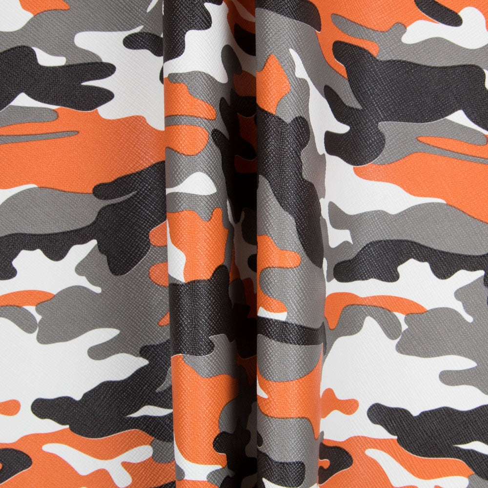 Kunstlederpolsterung Military Orange - Ribes y Casals