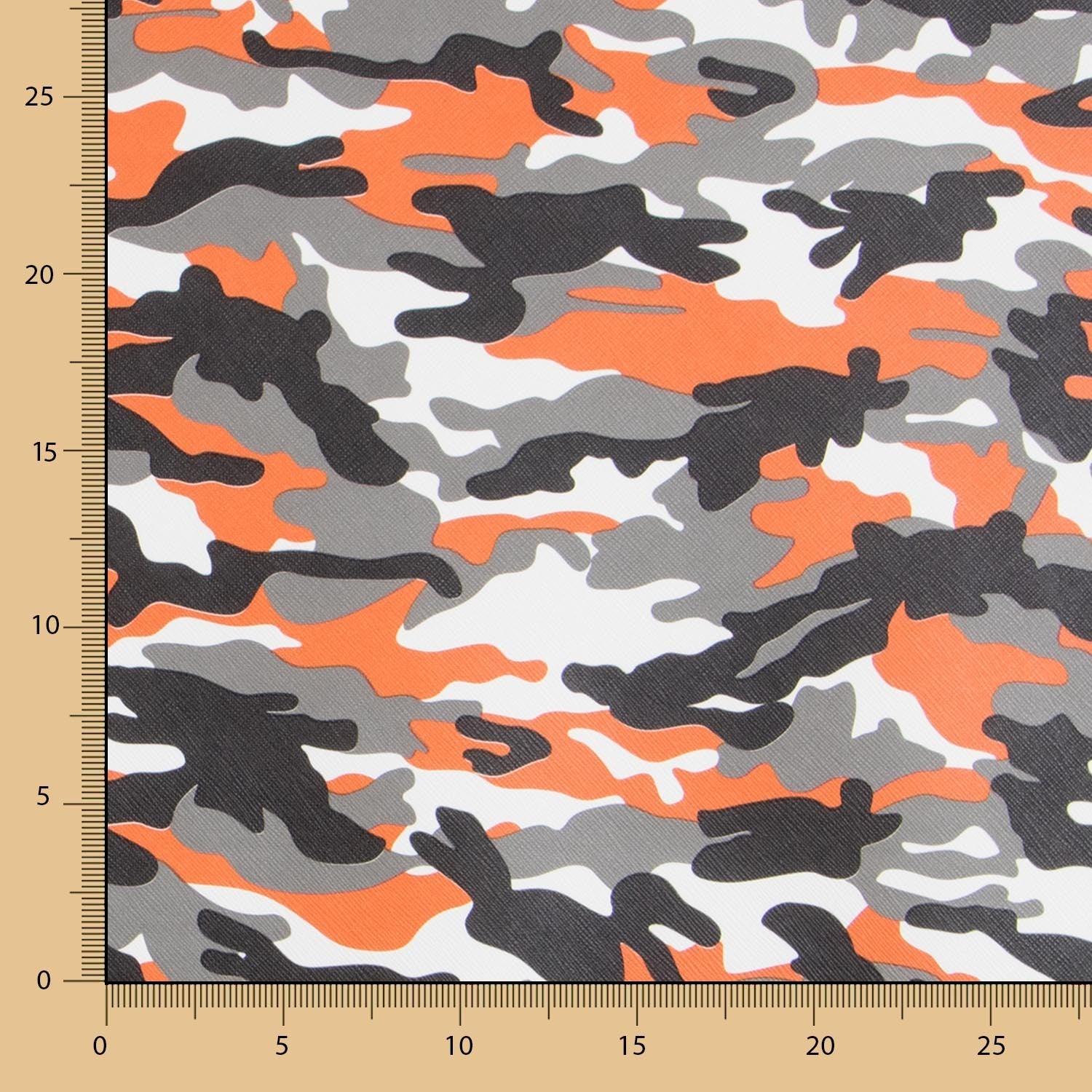 Kunstlederpolsterung Military Orange - Ribes y Casals