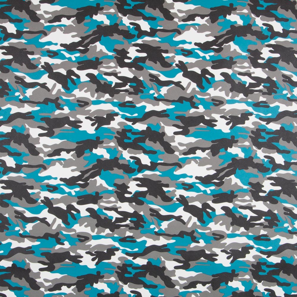 Kunstlederpolsterung Military Türkis - Ribes y Casals