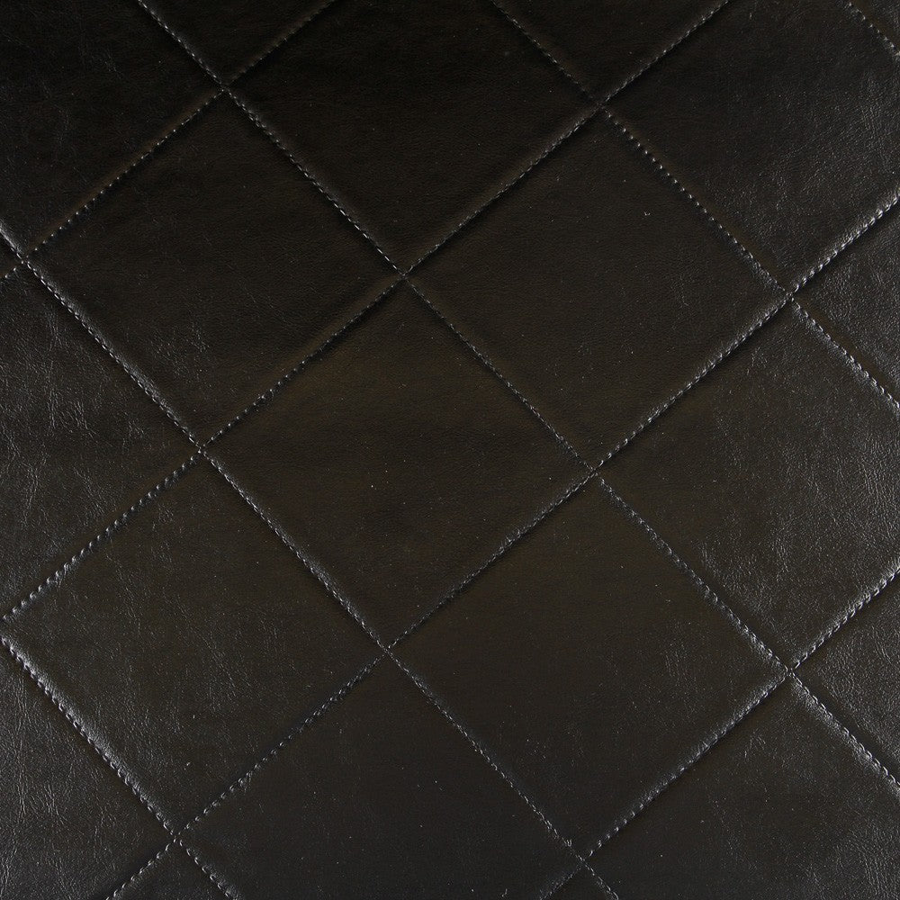 Polsterung Rhombus Lackleder Schwarz - Ribes y Casals