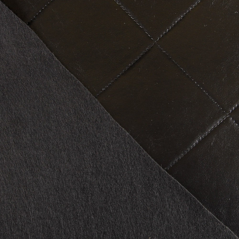 Polsterung Rhombus Lackleder Schwarz - Ribes y Casals