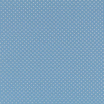Blaues Kunstleder mit geprägtem Polka Dot - Ribes y Casals