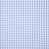 Baumwoll-Popeline kariert Baumwoll-Popeline Maxi Blau - Ribes y Casals