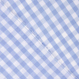 Baumwoll-Popeline kariert Baumwoll-Popeline Maxi Blau - Ribes y Casals