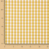 Ockerfarbene Baumwoll-Popeline-Quadrate Maxi-Baumwoll-Popeline - Ribes y Casals