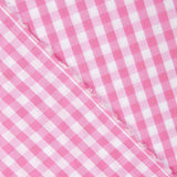 Baumwoll-Popeline kariert Baumwolle Maxi Rosa - Ribes y Casals