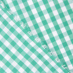 Water Green Baumwoll-Popeline Maxi Baumwolle kariert - Ribes y Casals